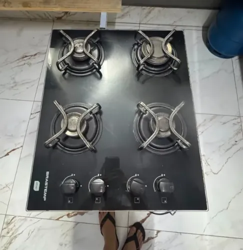 Fogao cooktop Bbrastemp 4 bocas acendimento elétrico