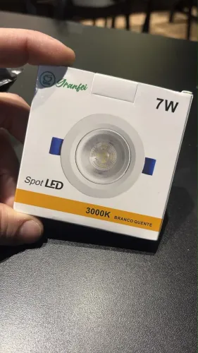 Kit spot led 7w 3000k (13 unidades)