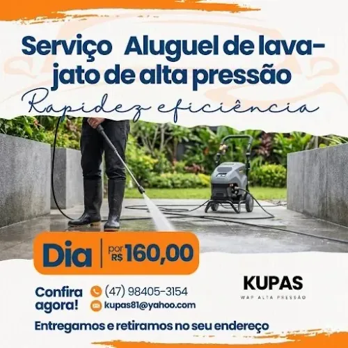 Aluguel de Lavadora de Alta Pressão: RAPIDEZ e EFICIÊNCIA Garantidas!