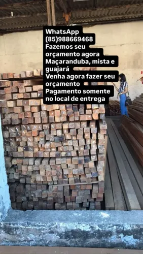 Madeira maçaranduba, Mista e Guajara ( Fazemos seu orçamento)