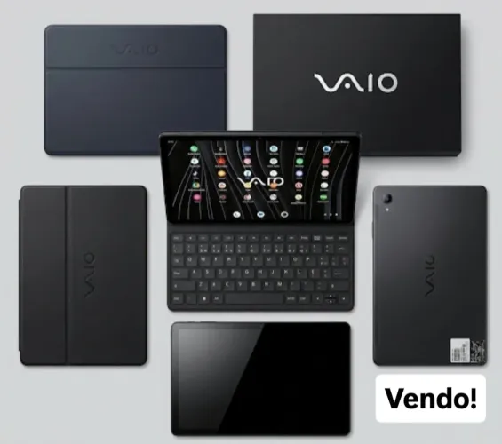 Tablet vaio com teclado magnético