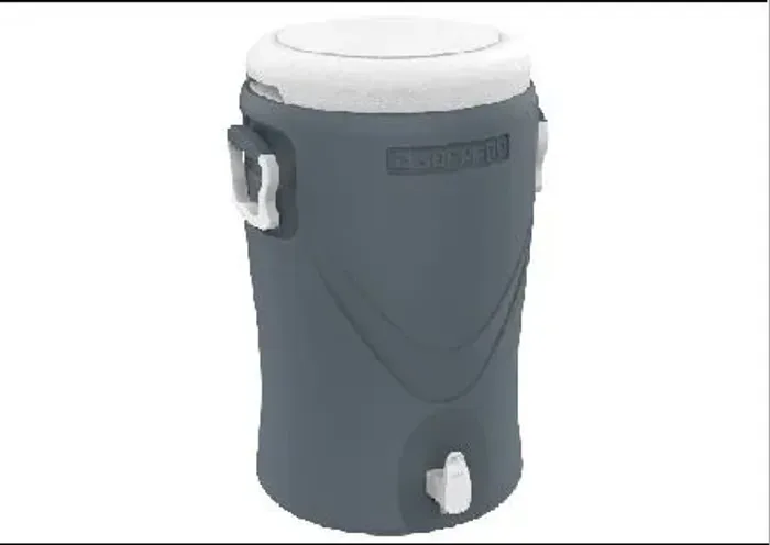 Garrafão térmico 20L cinza 