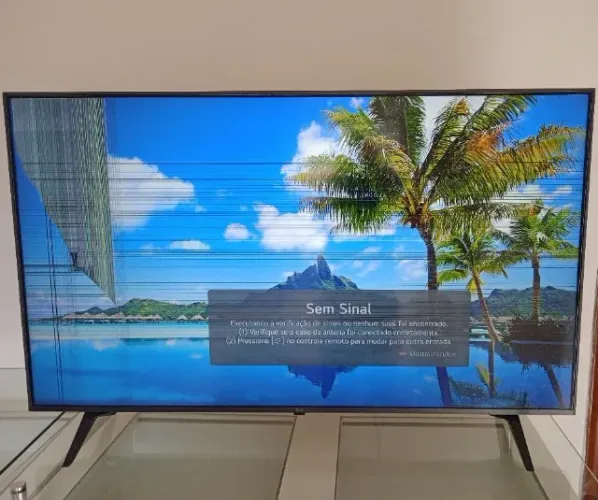 Smart TV LG 50 Polegadas Placas e Componentes OK (Display Trincado)