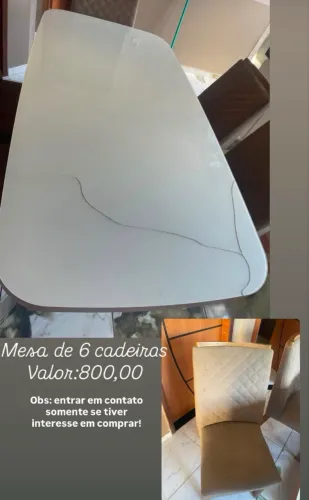 Mesa 6 cadeiras