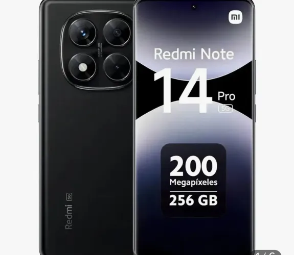 smartphone xiaomi redmi note 14 pro 5g 256 GB celular pouco usado sem marcas de uso 1200