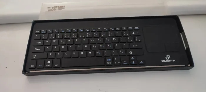 teclado sem fio com touchpad + mouse