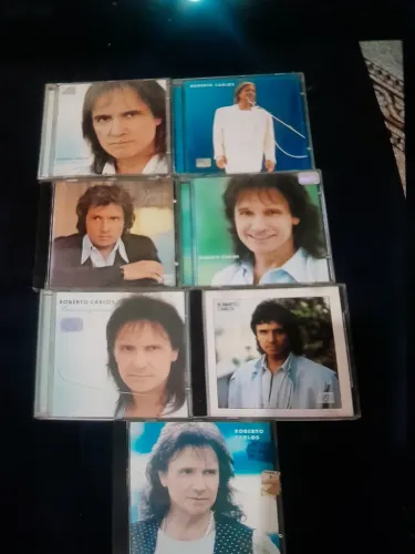 CDs lote de 7 Roberto Carlos anos 80 90 2000 originais 