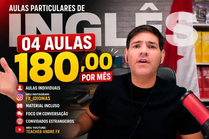 FOCO CONVERSAÇÃO INGLÊS INDIVIDUAL AULAS EM SÃO PAULO