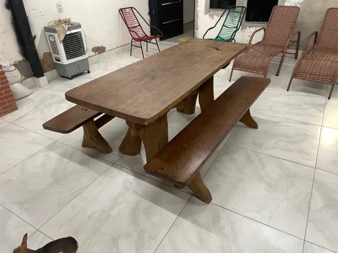 Mesa rústica 