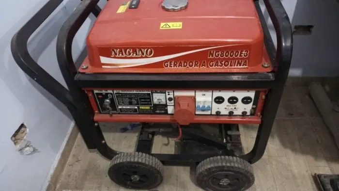 Gerador à Gasolina 8kVA Nagano 8000E3 Trifásico - Aceito Troca