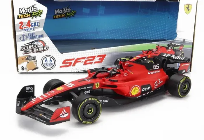 Carrinho De Controle Remoto Ferrari F1 SF-23 Maisto Tech RC 1/24