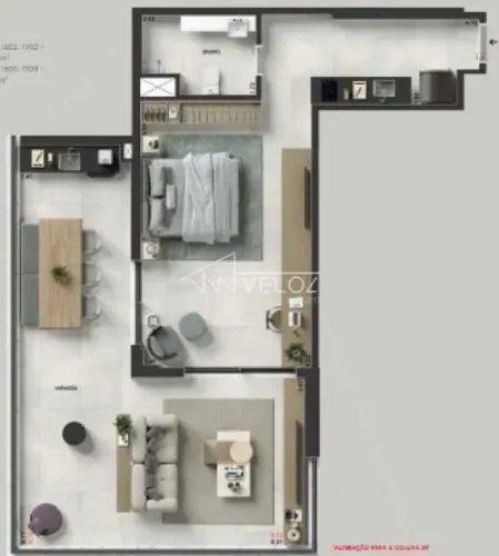 Studio - / Residencial / Ipanema
