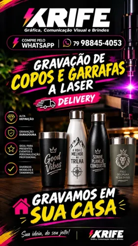 Garrafas Personalizadas - Krife