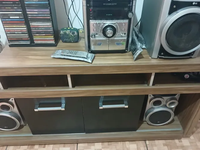Micro system lg 350w charge system 3 caixas