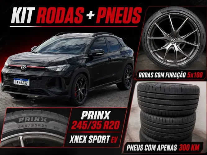 Jogo de Rodas com Pneus