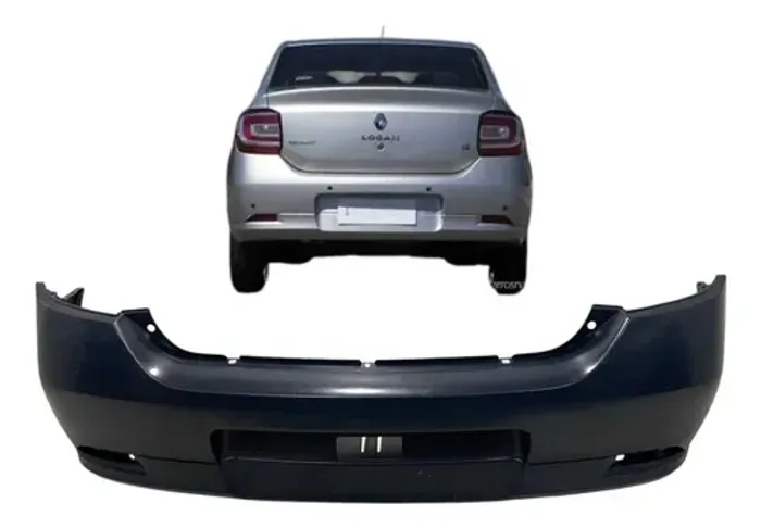Parachoque Traseiro Renault Logan 2014 A 2020 Original