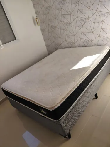 Cama box bau casal