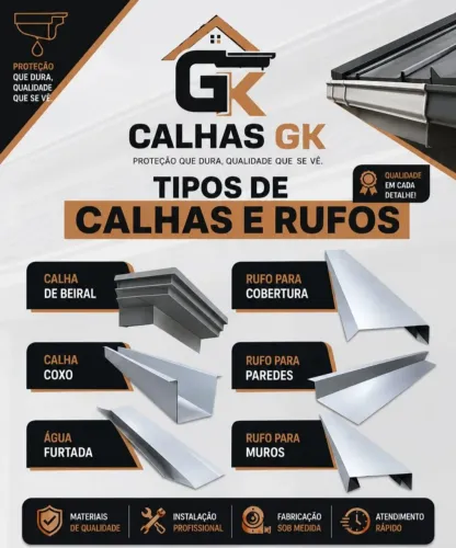 Telhados Calhas Rufos 