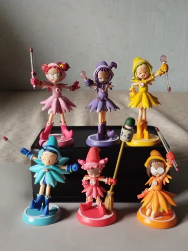 RARO - One Coin Figure Ojamajo Doremi - 6 figuras (estilo B)