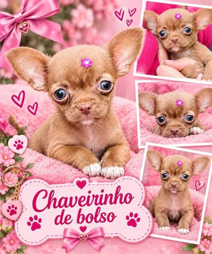 Chihuahua fêmea chocolate 