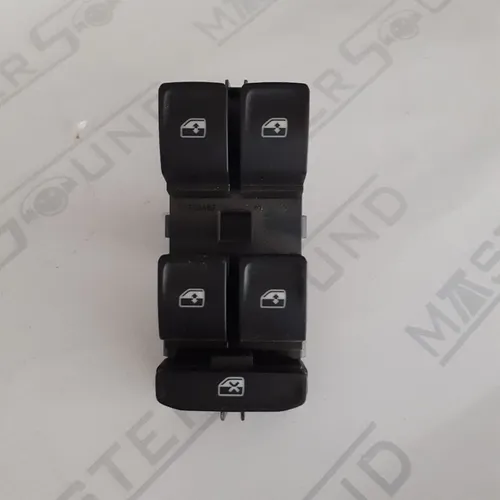 Botão  quádruplo para vidro elétrico. Linha VW. Novo.