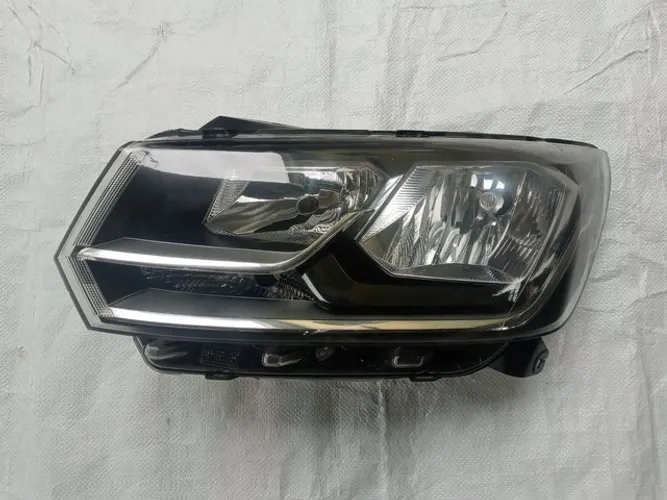 Farol Esquerdo Foco Duplo Mascara Negra  Vw Gol Voyage Saveiro G8 18 19 20 21 22  