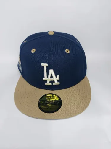Boné Los angeles dodgers azul - New era - 59fifty - world séries - Baseball