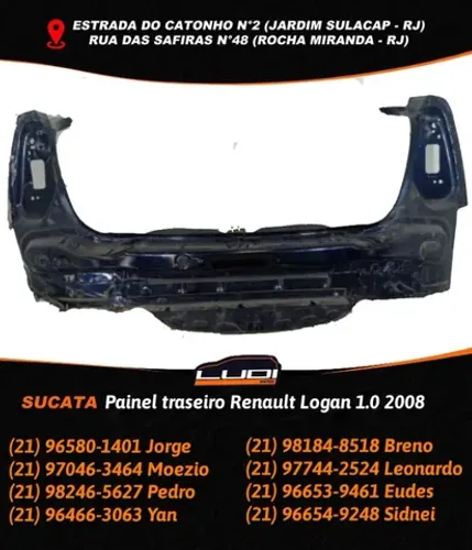 Painel traseiro Renault Logan 1.0 2008