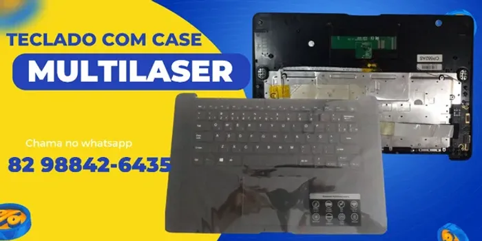 Teclado para Notebook Multilaser | Case Novo