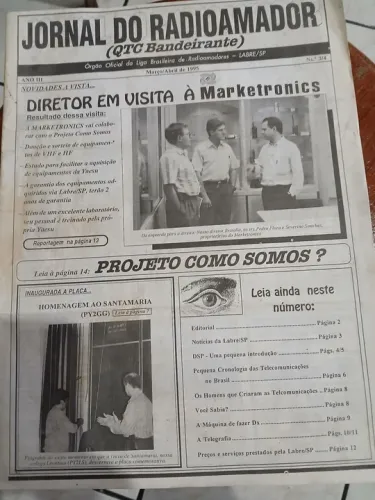 Vendo esse jornal do rádio amador de 1995