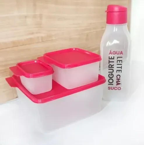 Tupperware Kit 3 Basic Line + Eco Tupper 1 Litro