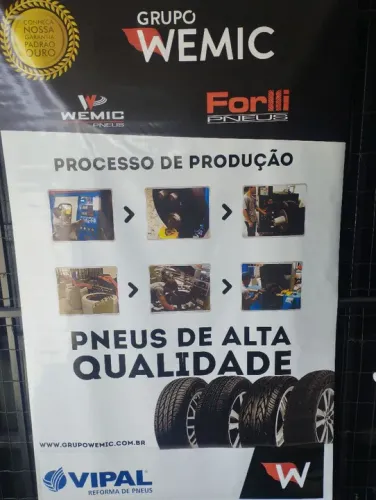 PNEU 175/70 R14 WEMIC FORLLI 5 ANOS DE GARANTIA 