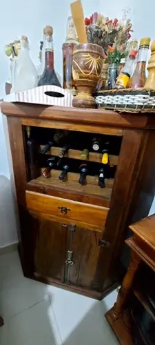 BUFFET /Aparador com Adega madeira Maciça 