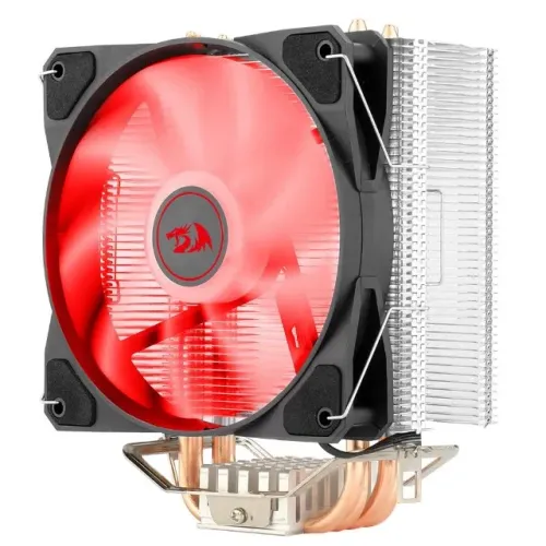 Air Cooler Redragon TYR 120mm Led Vermelho Intel/AMD LGA1200|AM4 HeatPipe: 4 - WZetta