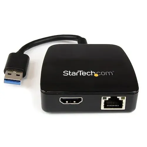 Startech - Adaptador USB 3.0 para HDMI e Gigabit Ethernet