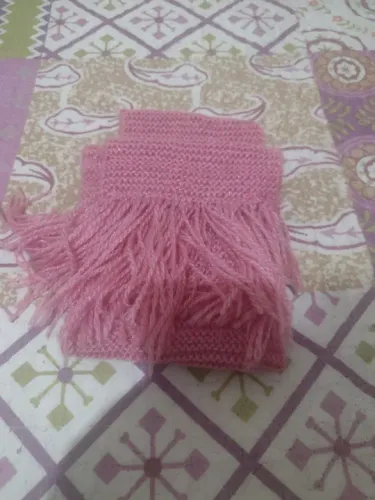 Cachecol Infantil rosa