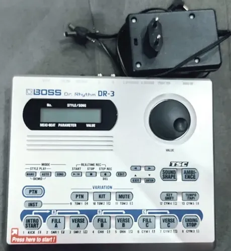 Bateria Eletrônica Boss DR-3