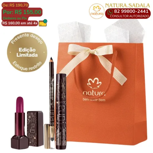 Maquiagem NATURA Kit UNA
