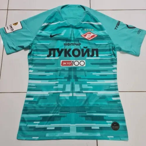 Camisa Goleiro Nike Spartak Moscou Verde Usada em jogo