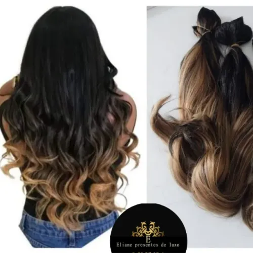 telas duplas cabelo bio humano .