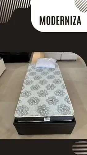 Cama Box Bau solteiro + colchão 