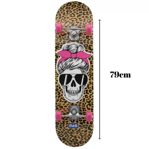 Skate Infantil Life Style Xtreme Funs Wb10065pink Sk 79x20cm