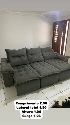 Sofa Retrátil 4 lugares