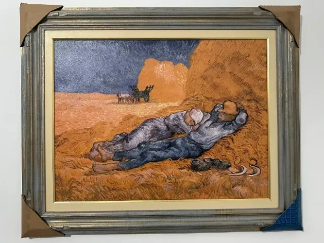 Quadro - A Sesta - 1890 (Pintor: Van Gogh).
