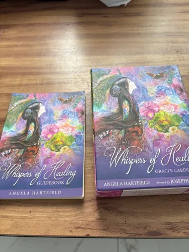 Baralho Oraculo Whispers of Healing + Guia Angela Hartfield