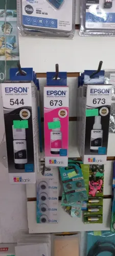 Refil Epson original 544, 664, 673 todas as cores