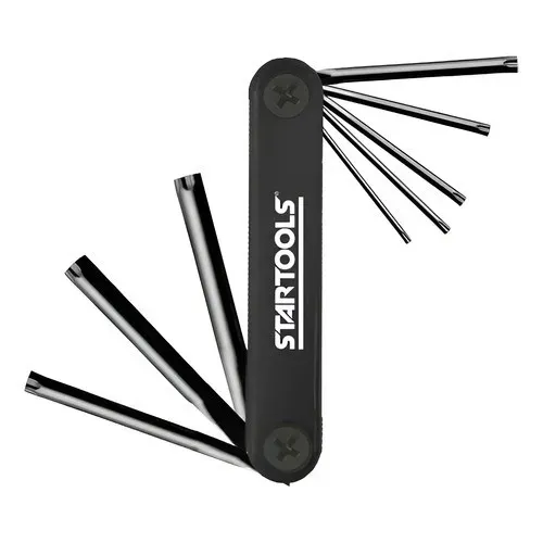 Jogo de Chaves Torx Tipo Canivete 8 Psç Pro Startools