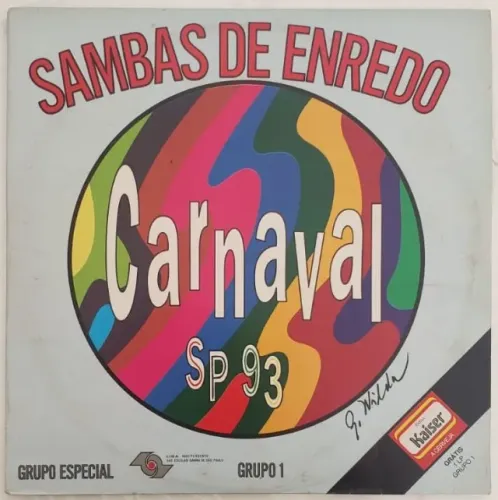 Lp Escolas de samba de São Paulo - 1993