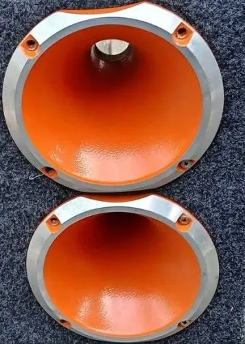 Par de cone de alumínio rosca