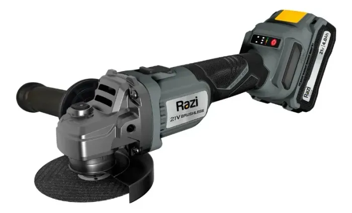 ESMERILHADEIRA RAZI BRUSHLESS C/1BAT 21V 4.0AH
